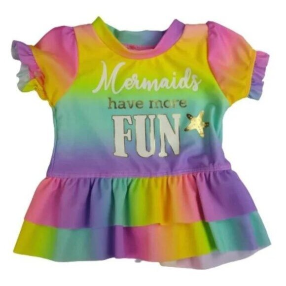 WetSuit Club 2 pieces Rashguard/Swimsuit Size 9M - Picture 2 of 9